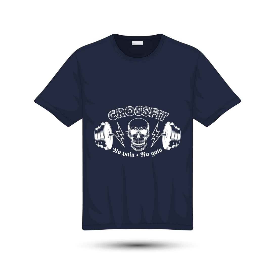 CrossFit Warrior – No Pain, No Gain Tshirt