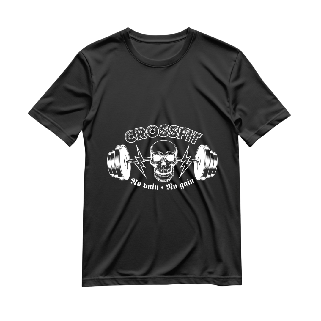 CrossFit Warrior – No Pain, No Gain Tshirt