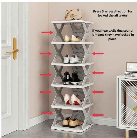 Layered Shoe Rack