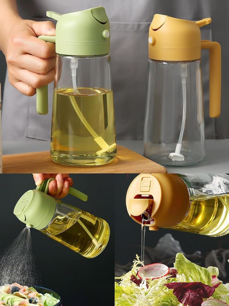 2-in-1 Oil Dispenser & Sprayer