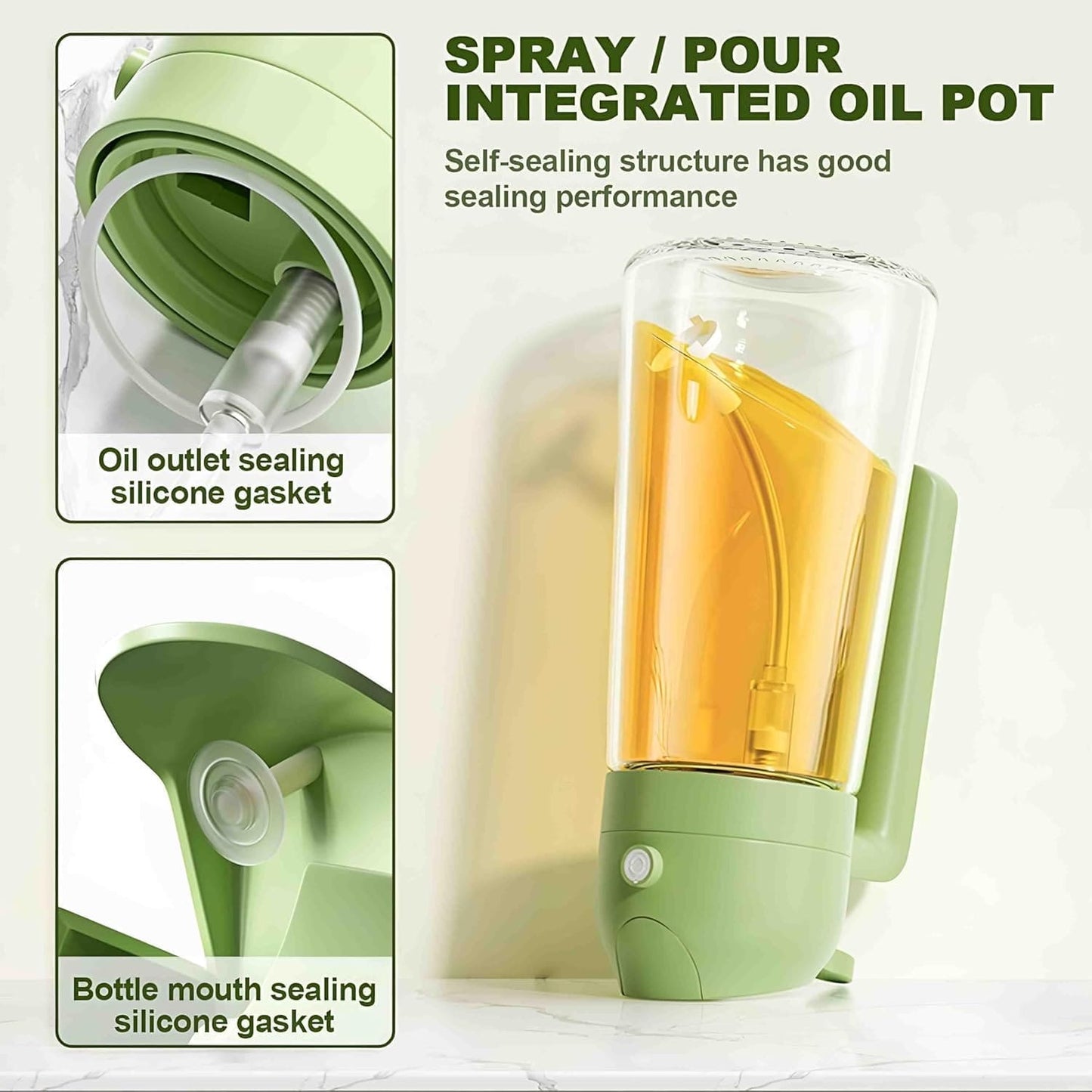 2-in-1 Oil Dispenser & Sprayer