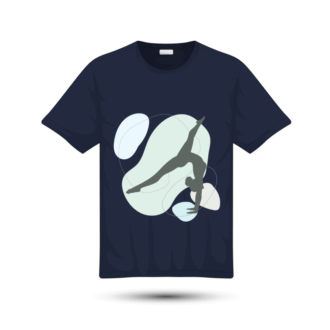 Graceful Flow – Yoga Pose Tshirt