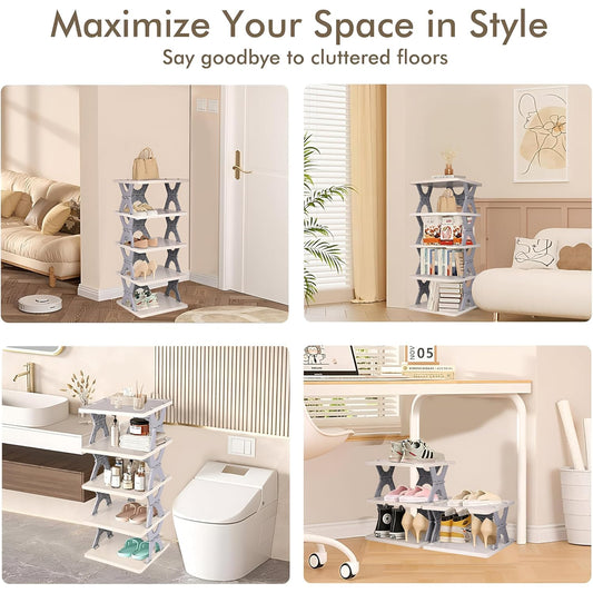 Layered Shoe Rack