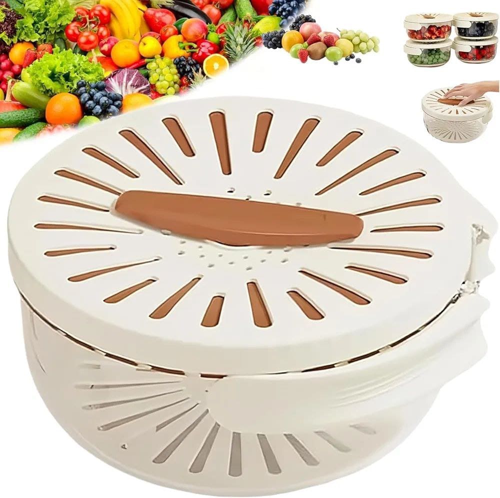 2-in-1 Drain Basket & Colander Bowl