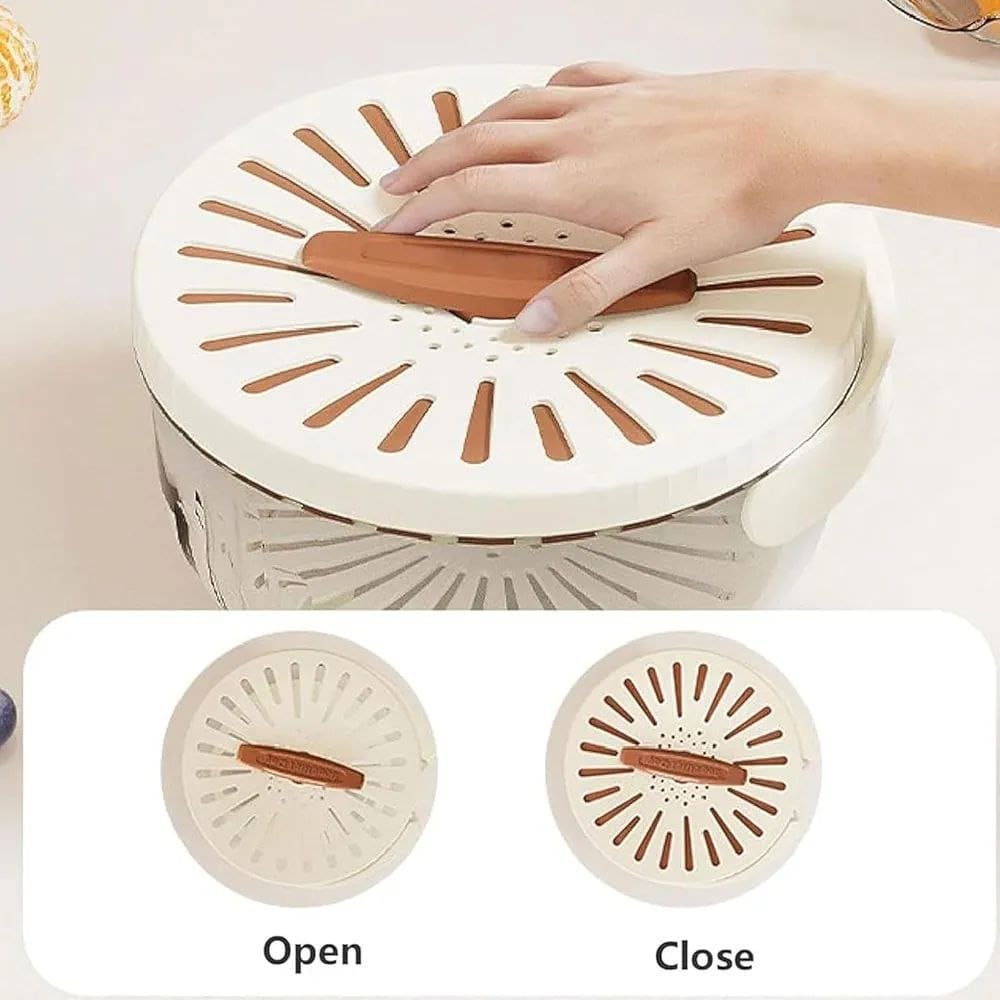2-in-1 Drain Basket & Colander Bowl