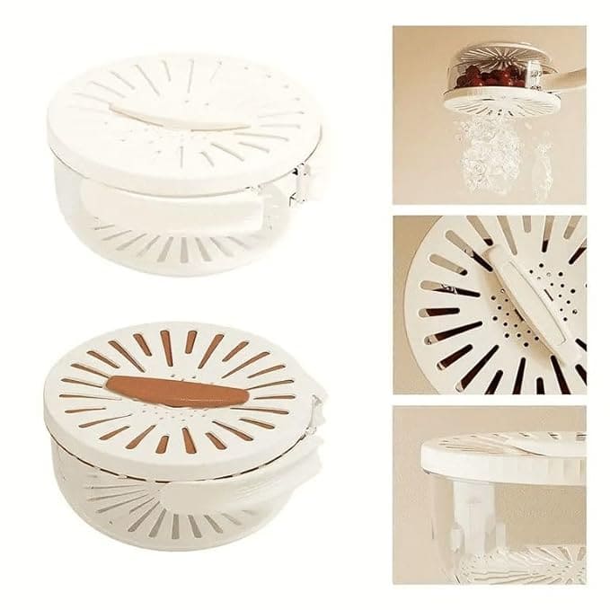 2-in-1 Drain Basket & Colander Bowl