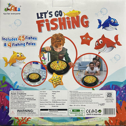 Musical Rotating Tyre Fishing Game