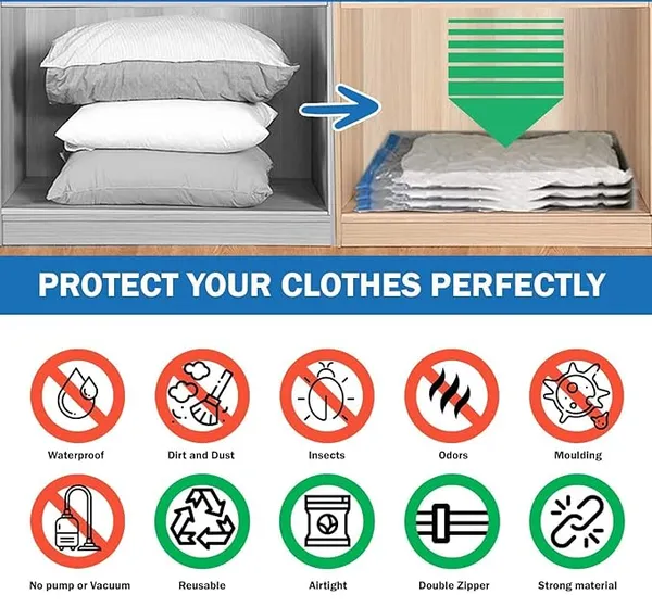 Smart Saver Polypropylene Vacuum Compression Bags