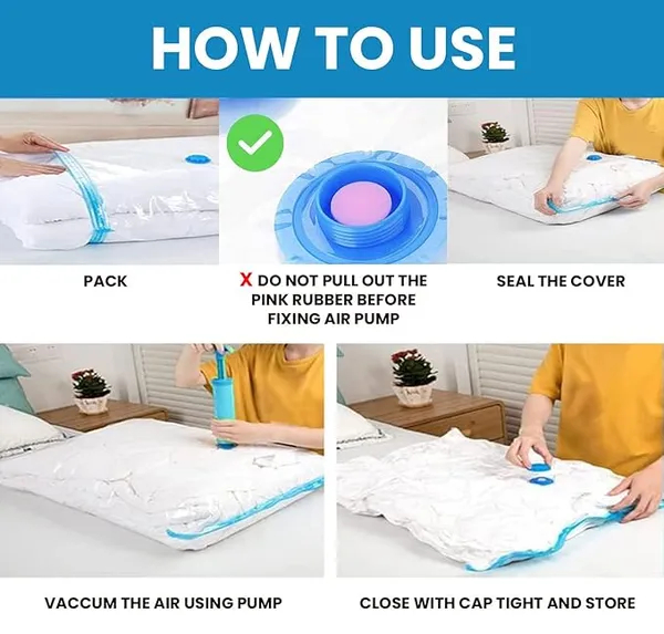 Smart Saver Polypropylene Vacuum Compression Bags